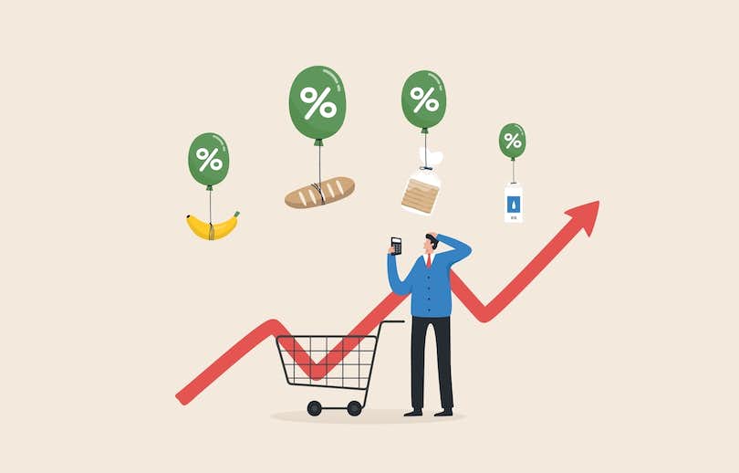 Rising grocery prices inflation